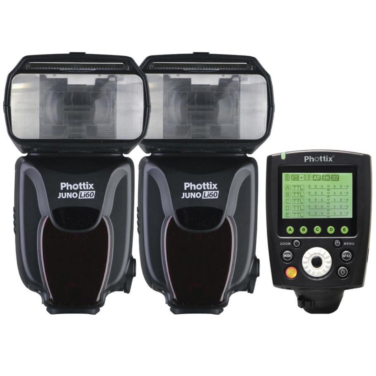 

Phottix Juno Li60 2-Pack Tranceiver Flash with Odin II Combo for Sony