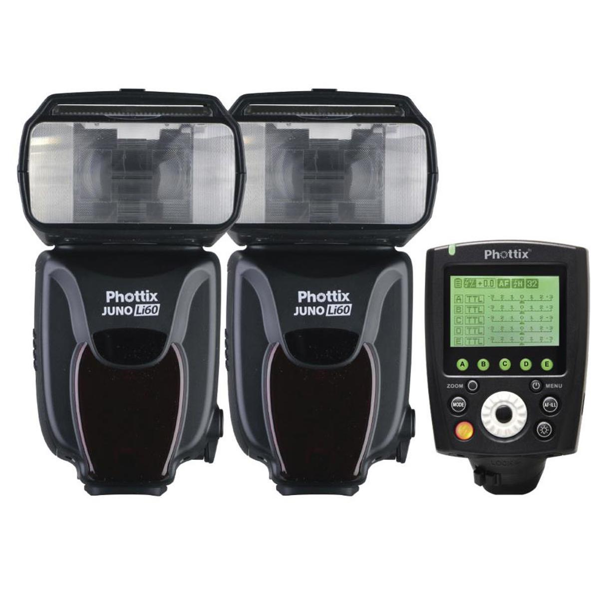 

Phottix Juno Li60 2-Pack Tranceiver Flash with Odin II Combo for Pentax