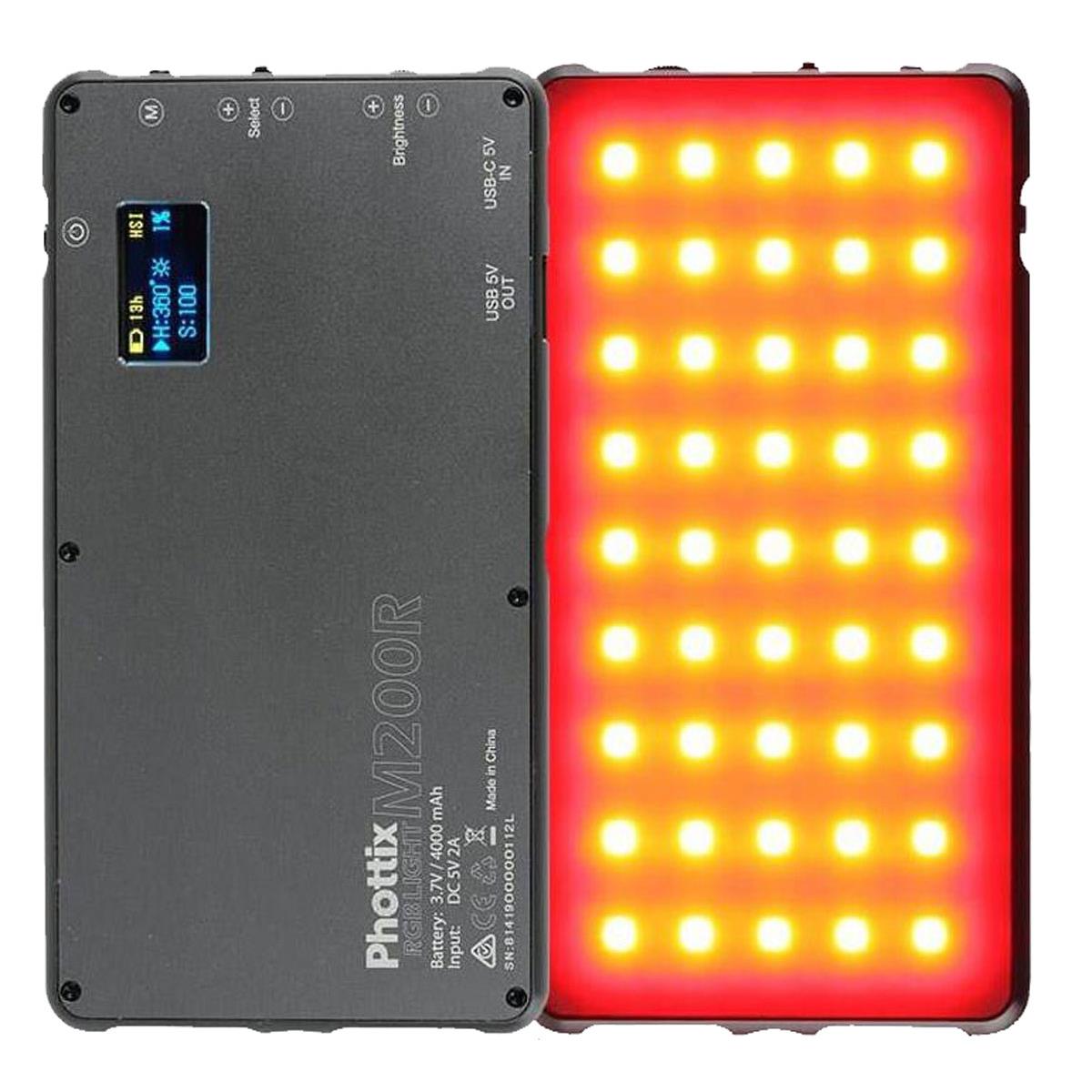 Image of Phottix M200R LED RGB Light with Effects for Mobile Phones