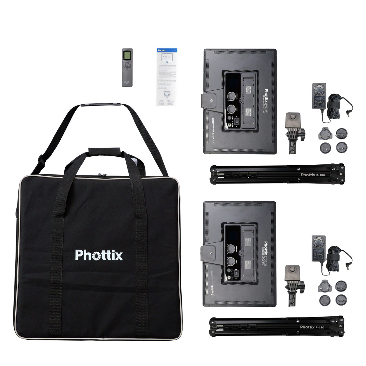 

Phottix Nuada S3 II Bi-Color Twin LED Video Light Kit