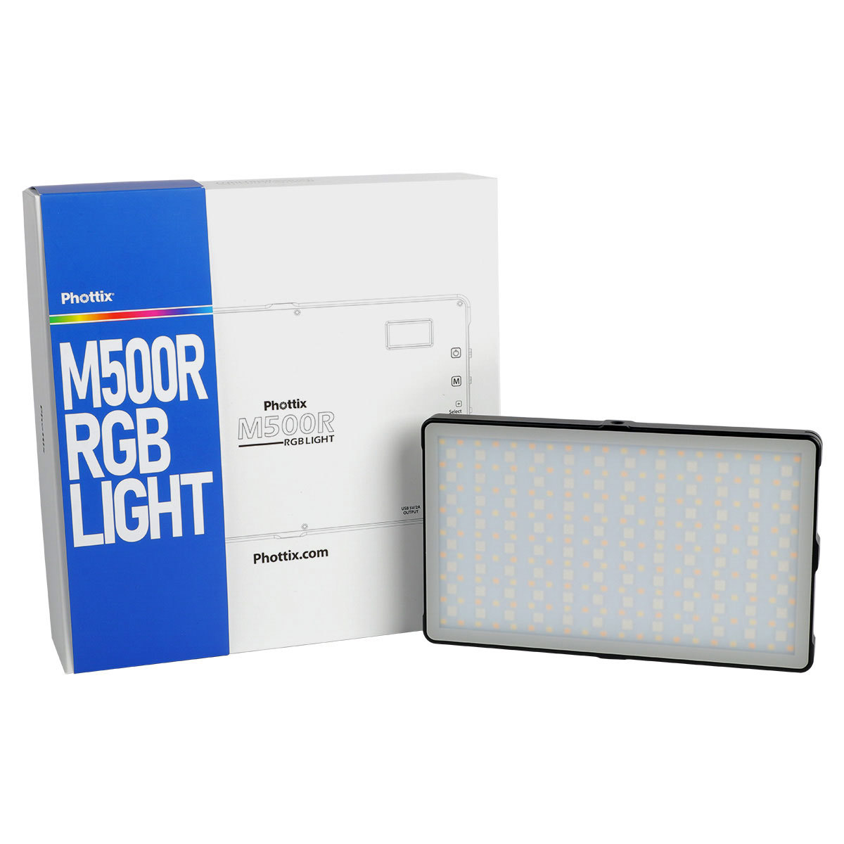 

Phottix M500R RGB LED Light Panel with Built-In Battery