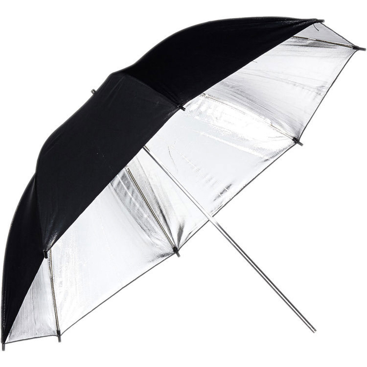 

Phottix 33" Reflective Studio Umbrella, Silver/Black
