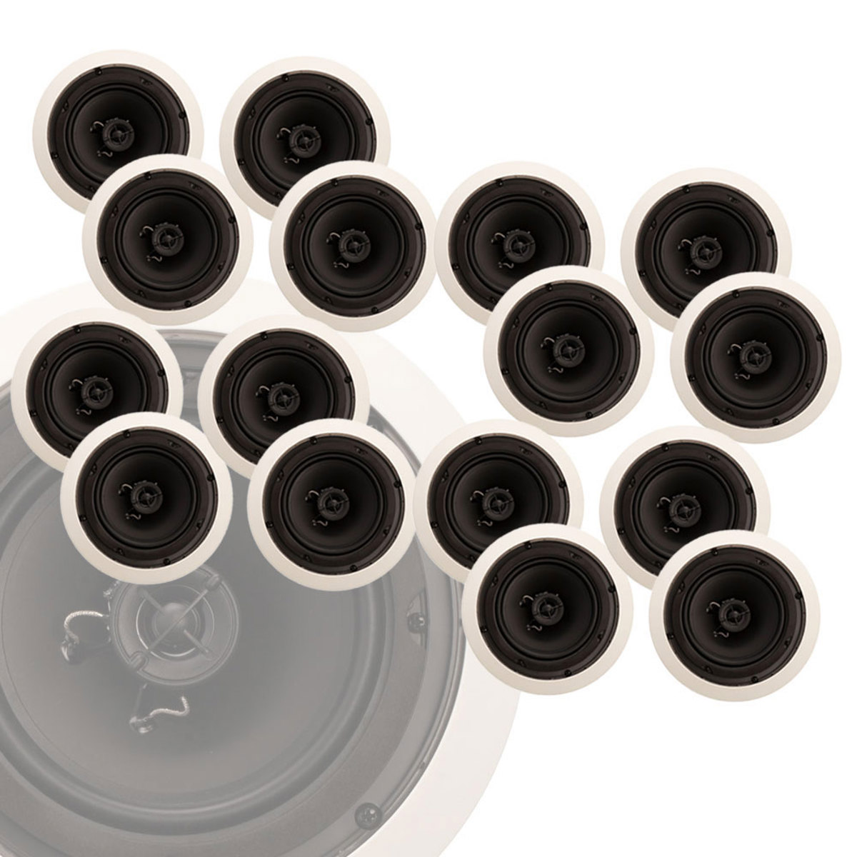 

Phase Technology CS-6R 6.5" Coax In-Ceiling Speaker, Master Pack - 16 Units