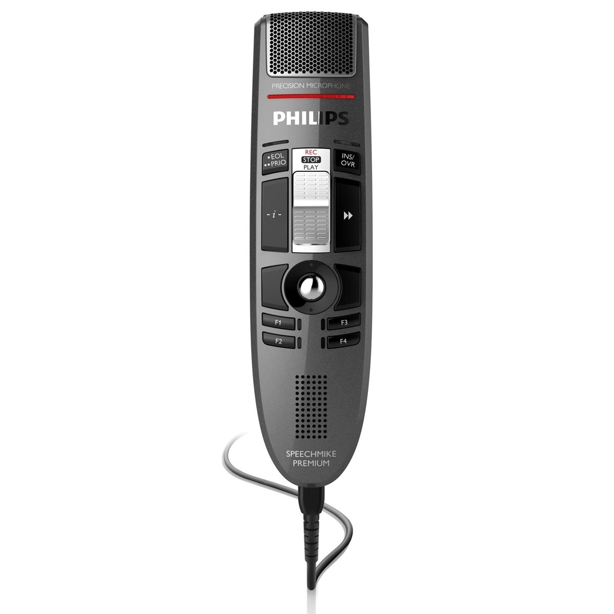 

Philips SpeechMike Premium Dictation USB Microphone, Slide-Switch