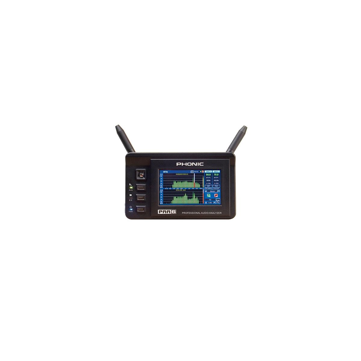 Image of Phonic PAA6 Digital 2 Channel Real Time Audio Spectrum Analyzer