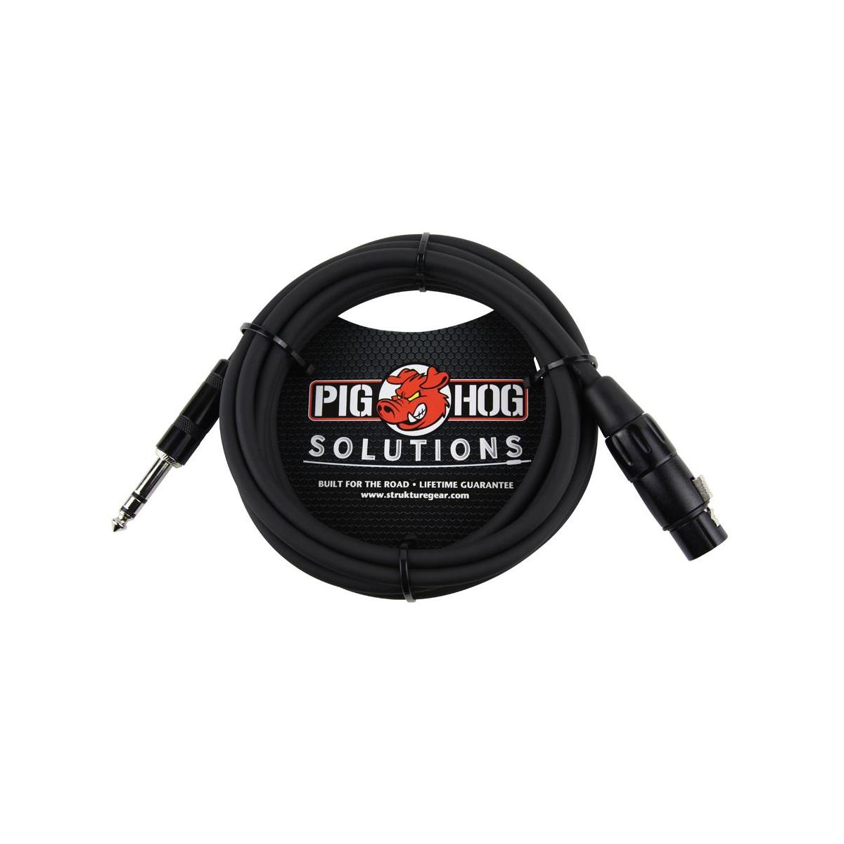 Image of Pig Hog 10' TRS Male to XLR Female Balanced Cable