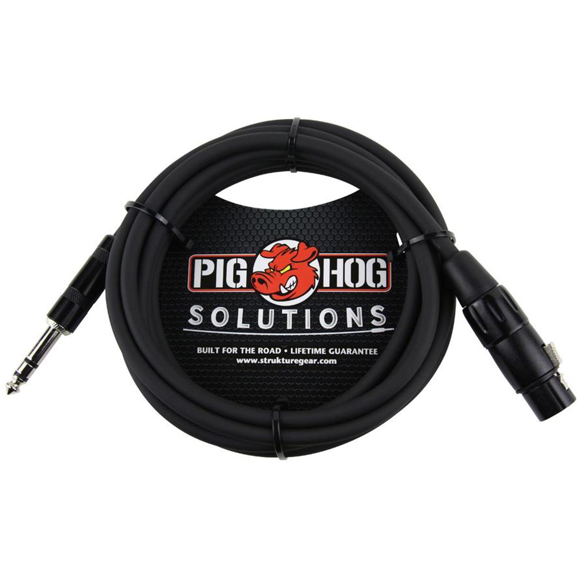 Image of Pig Hog 10' TRS Male to XLR Female Balanced Cable