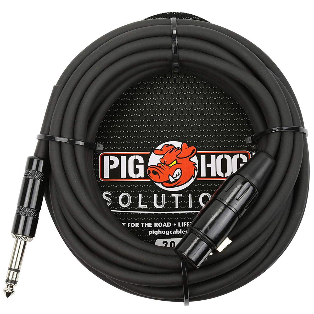 

Pig Hog 20' TRS Male to XLR Female Balanced Cable