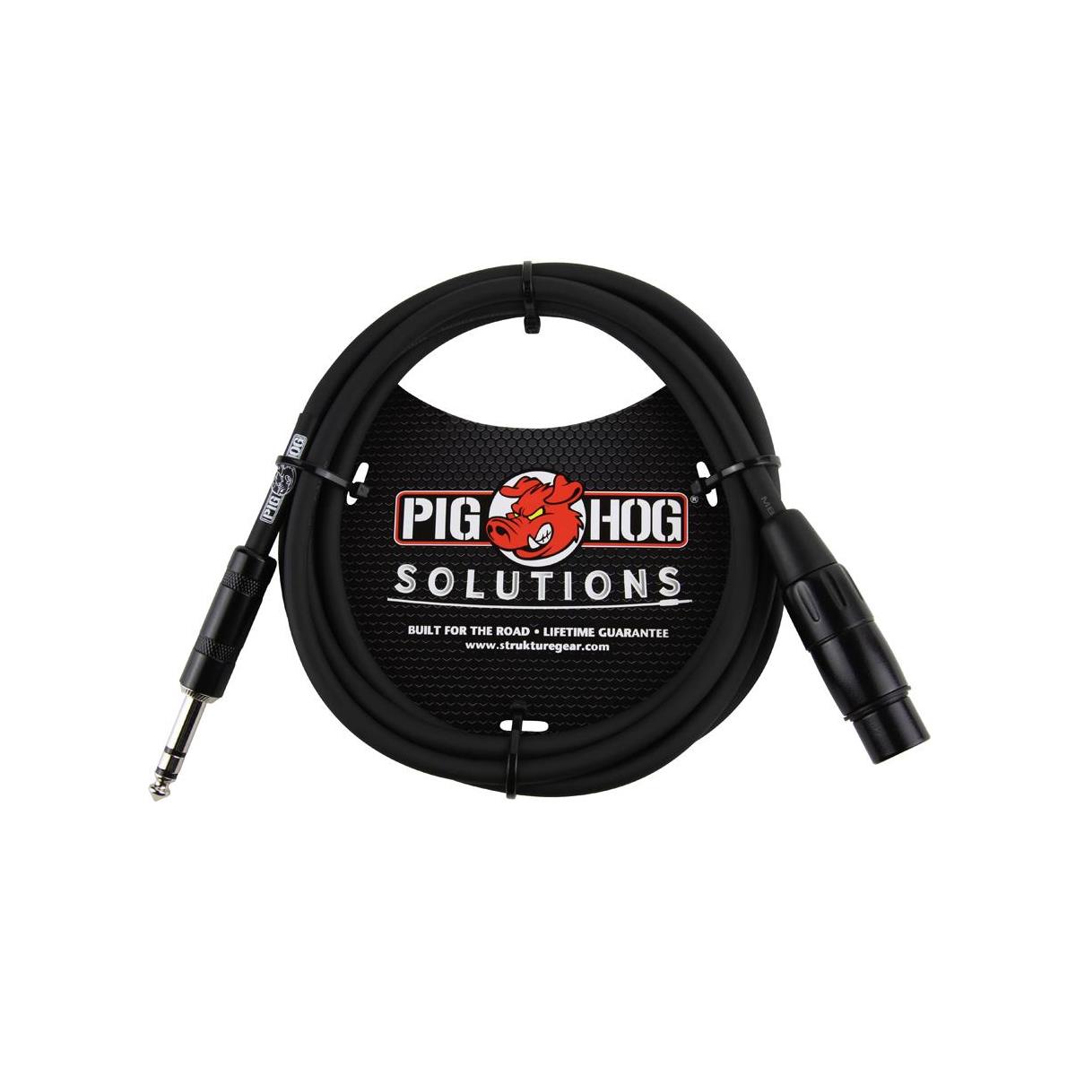 Image of Pig Hog 6' TRS Male to XLR Female Balanced Cable