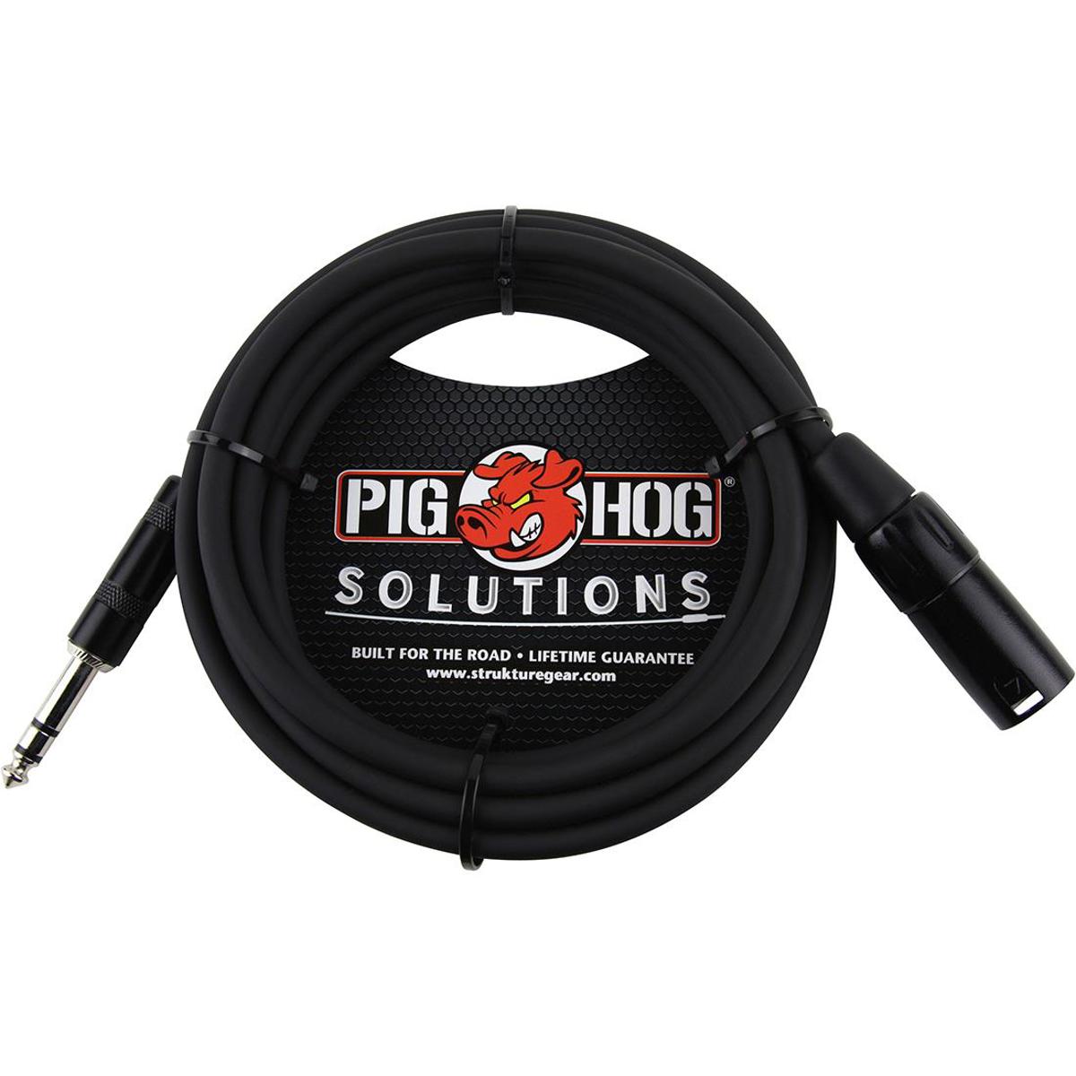 

Pig Hog Solutions 15' Balanced Cable with TRS(M) to XLR(M) Connector