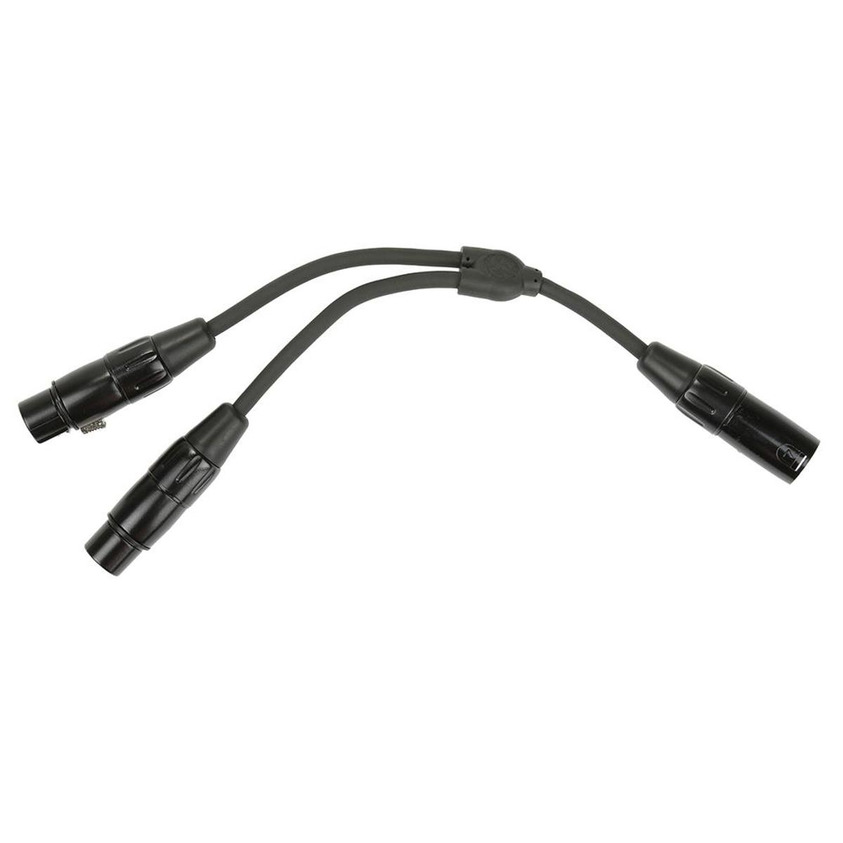 

Pig Hog 6" XLR Male to Dual XLR Female Y Cable