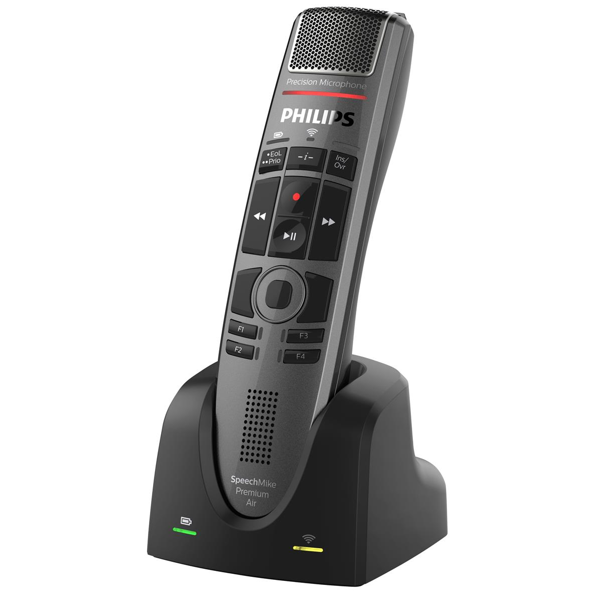 

Philips SpeechMike Premium Air Wireless Dictation USB Microphone, Push-Button