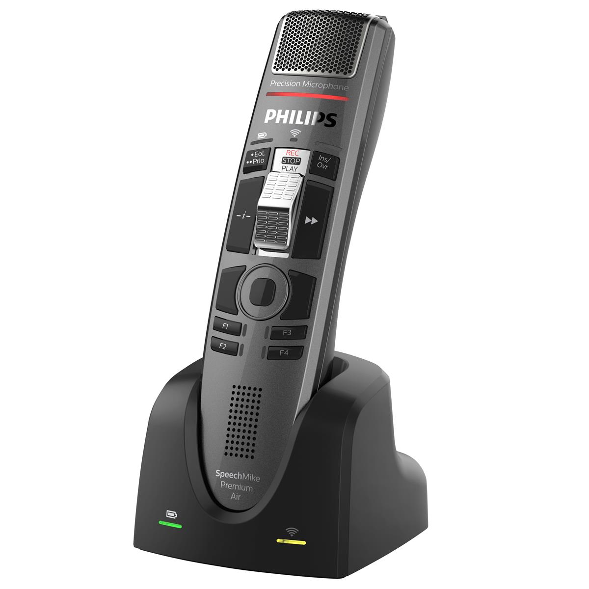 

Philips SpeechMike Premium Air Wireless Dictation USB Microphone, Slide-Switch