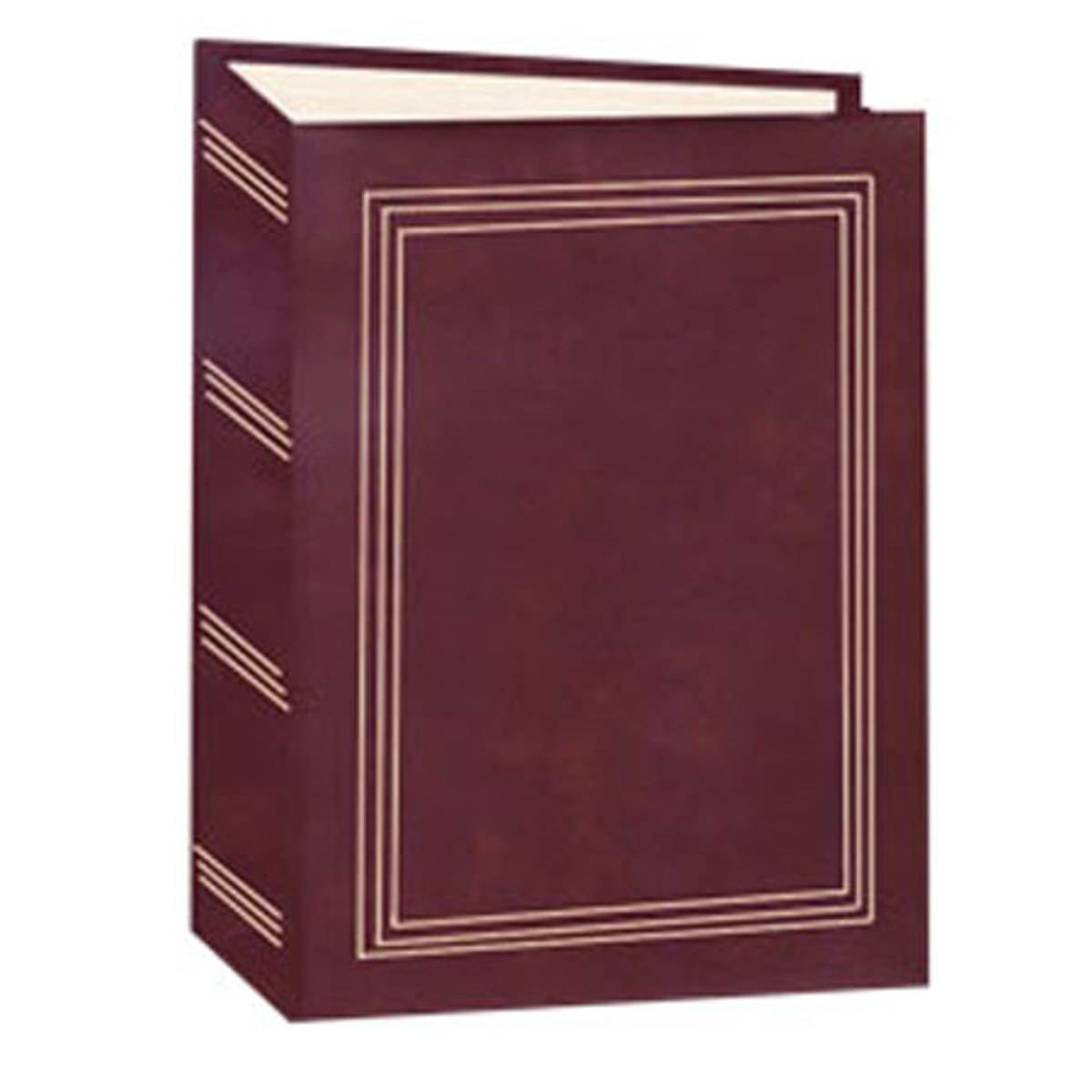 

Pioneer Photo Album Pioneer Mini Max Bound Photo Album, Holds 100 4x6" Photos, 1 Per Page, Burgundy