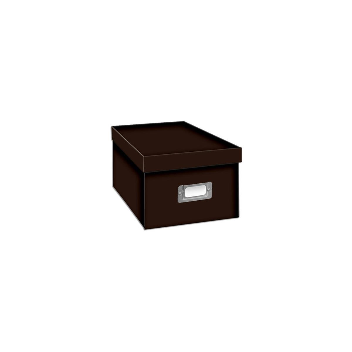 Image of Pioneer Photo Album Pioneer Photo CD &amp; DVD Storage Box Holds 21 CDs &amp; 10 DVDs - Brown