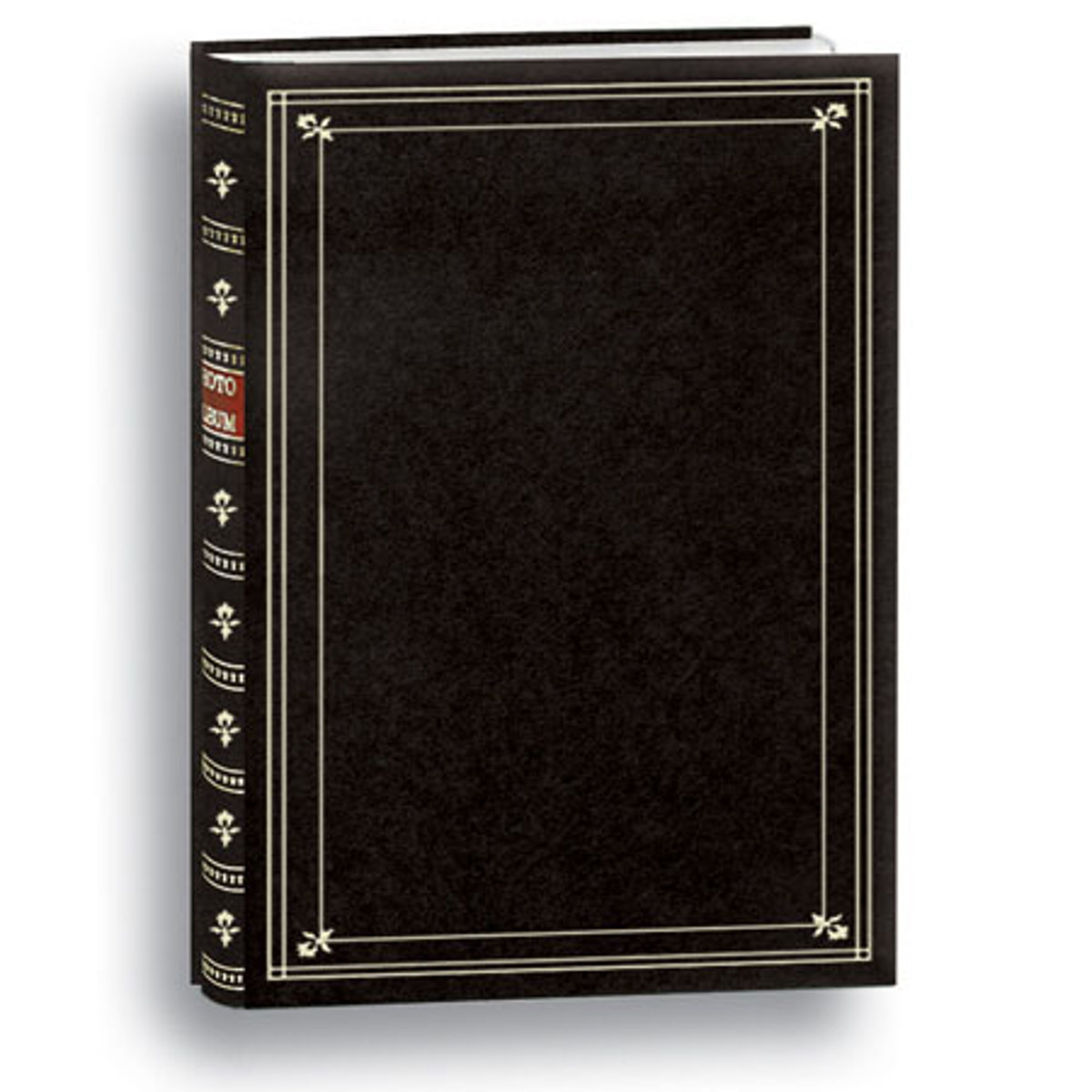 

Pioneer Photo Album Pioneer Post Bound Photo Album with Covers, Holds 200 4x6" Photos, Black