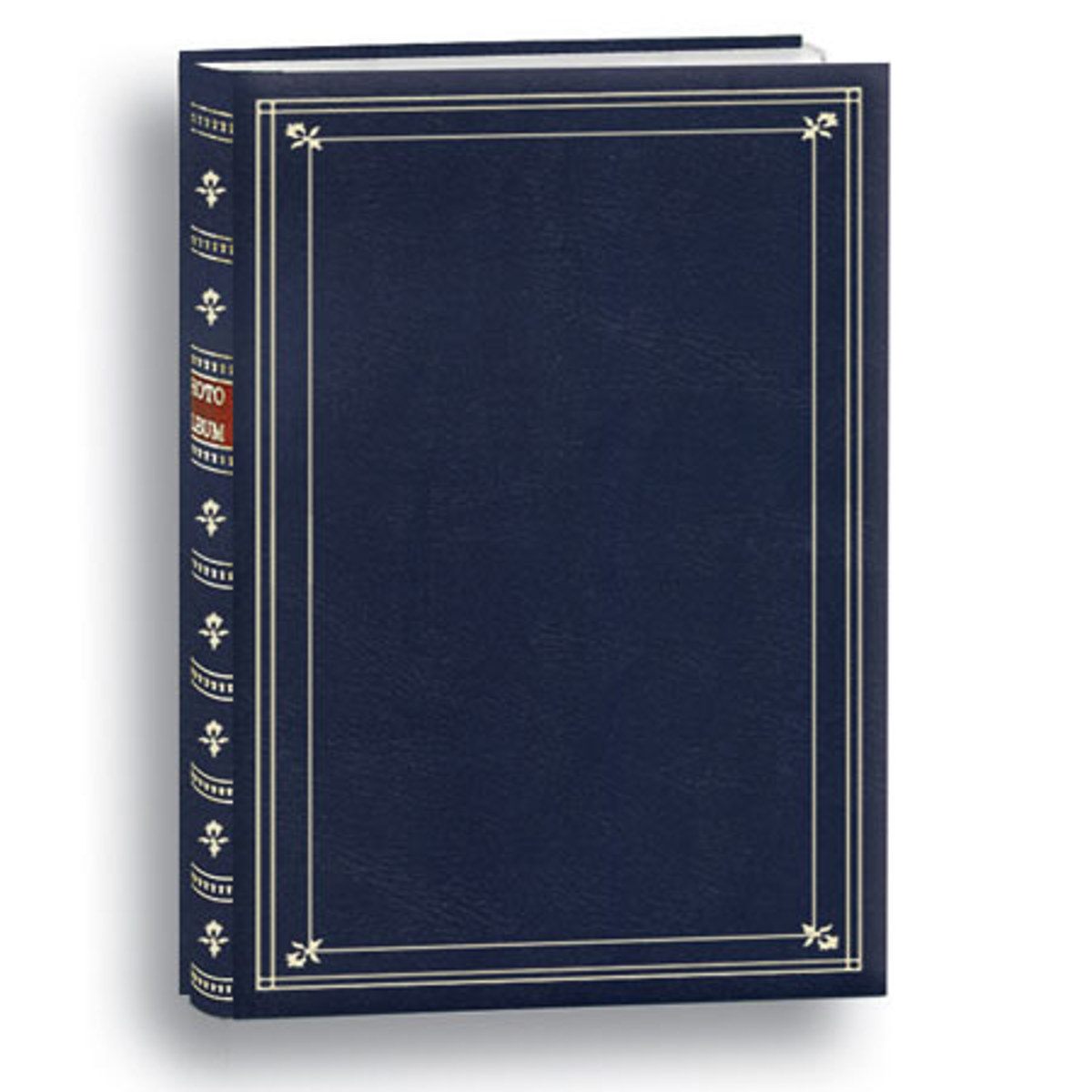 

Pioneer Photo Album Pioneer Post Bound Photo Album with Covers, Holds 200 4x6" Photos, Navy Blue