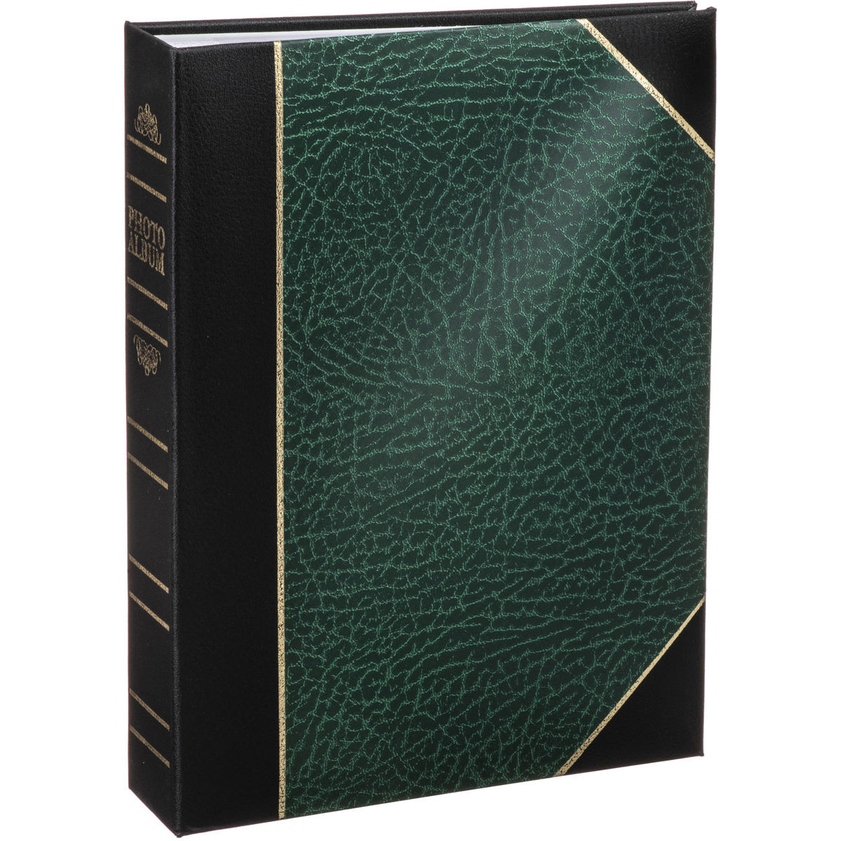 

Pioneer Photo Album Pioneer Ledger Le' Memo Pocket Bound Photo Album, Hold 200-4x6", Hunter Green