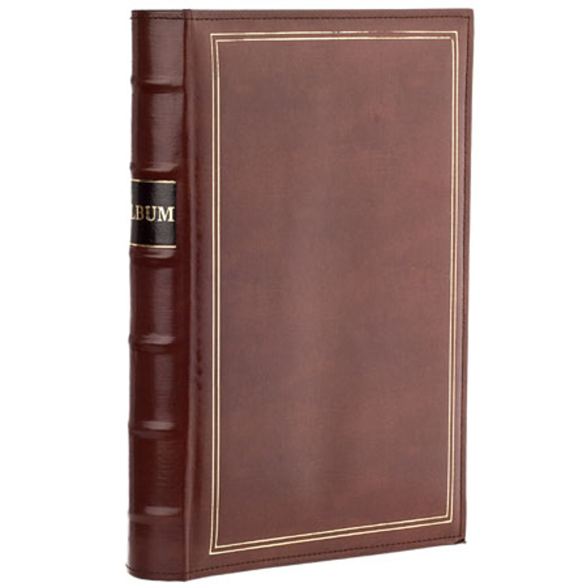 

Pioneer Photo Album Pioneer Bonded Leather Memo 3 Ring Photo Album Holds 204 4x6" Photos, Tan