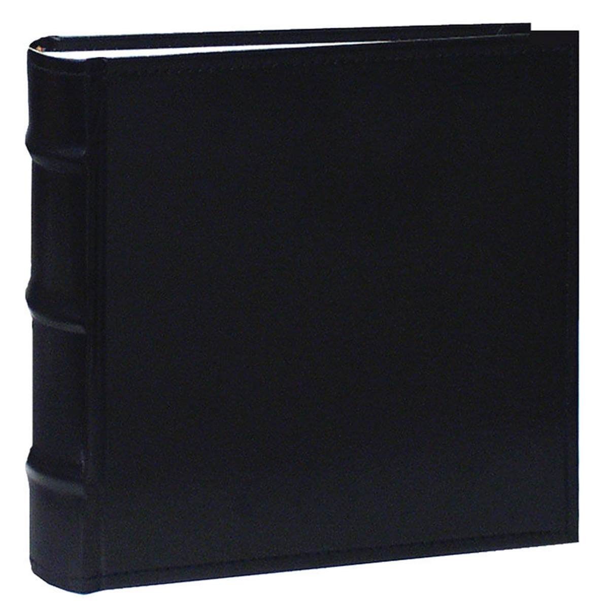 

Pioneer Photo Album Pioneer Sewn Bonded Leather BookBound Photo Album, Holds 100 4x6" Photos,Black