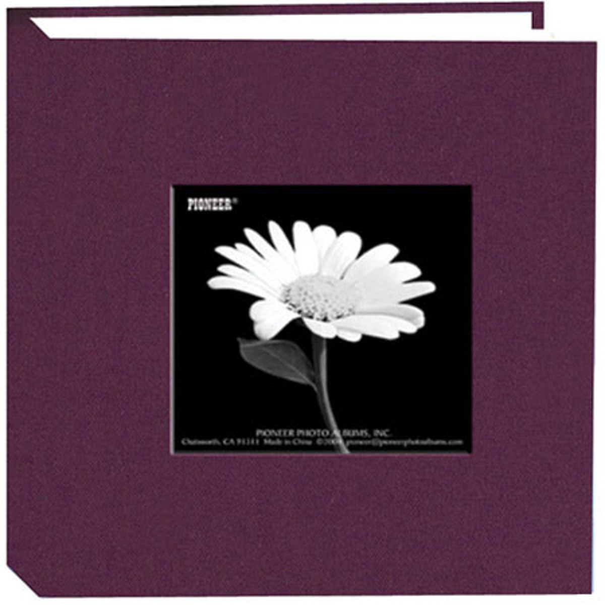 

Pioneer Photo Album Pioneer Fabric Frame Photo Album, Holds 100 4x6" Photos, Wildberry Purple