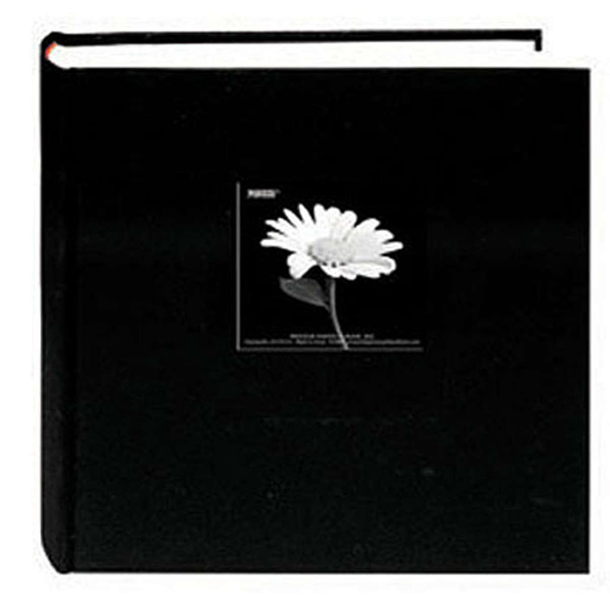 

Pioneer Photo Album Pioneer Fabric Frame Bi-Directional Photo Album, 200 5x7" Photos, Deep Black