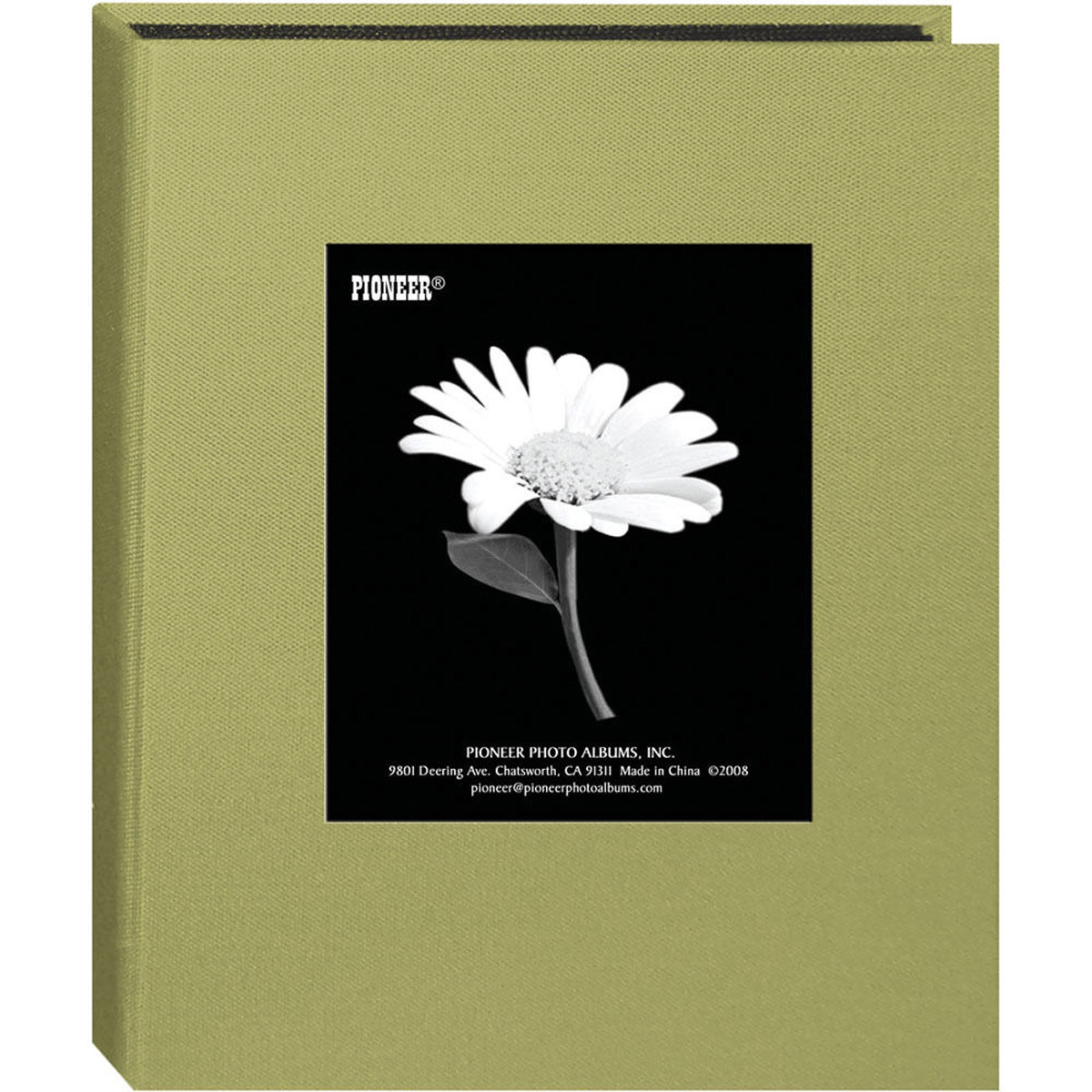 

Pioneer Photo Album Pioneer Bi-Directional Cloth Frame Photo Album, Holds 24 4x6" Photos, Sage Green