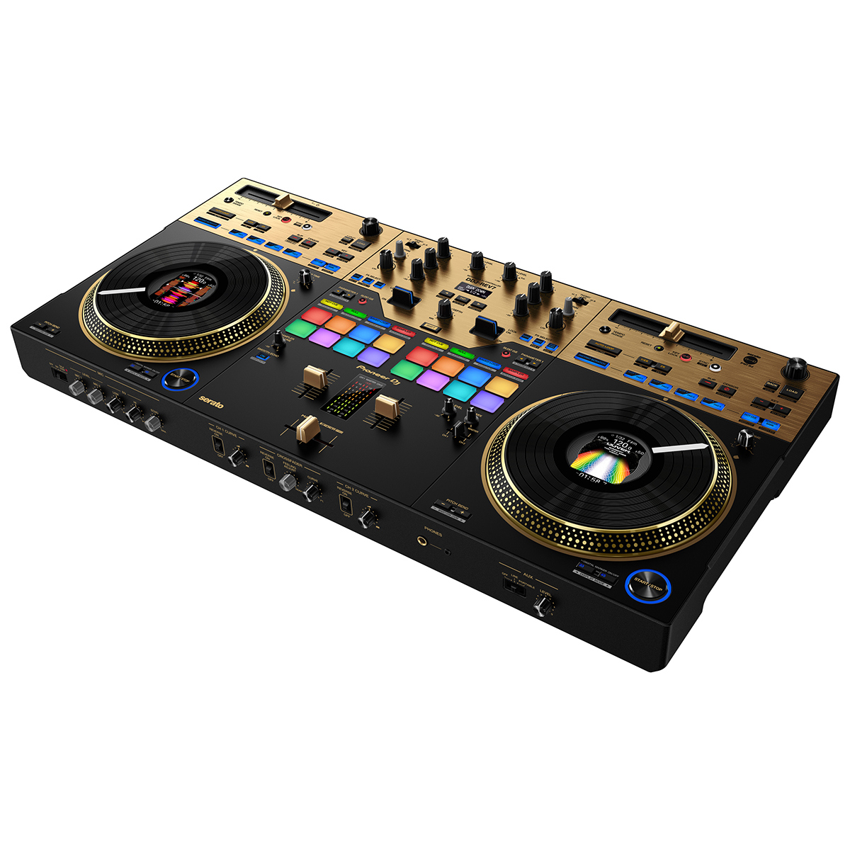 

Pioneer Electronics DDJ-REV7-N Scratch-Style Professional DJ Controller, Gold
