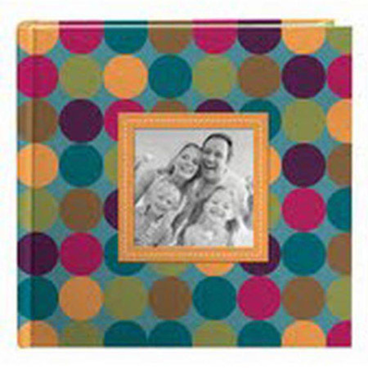 

Pioneer Photo Album Pioneer Designer Raised Frame Photo Album, Holds 200 4x6" Photos,2 Per Page,Dots