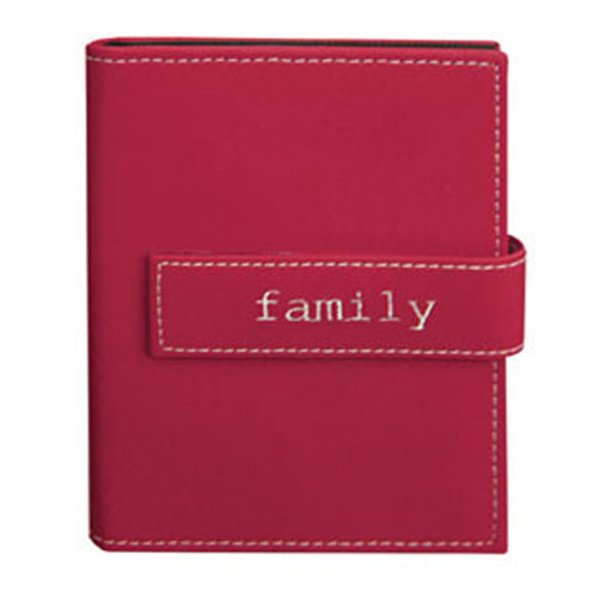 

Pioneer Photo Album Pioneer Expressions Bound Mini Photo Album, Holds 36 4x6", Burgundy "Family"