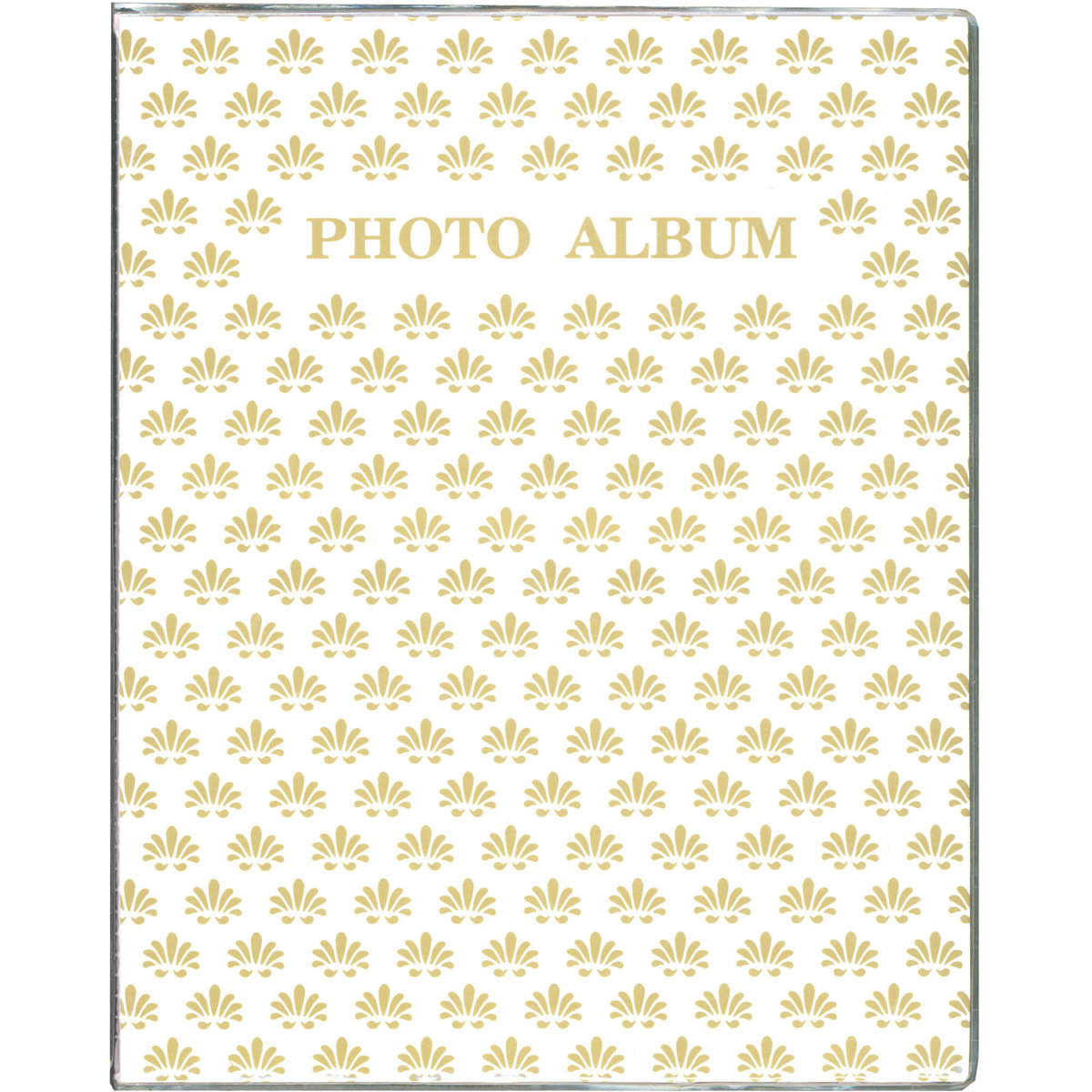 

Pioneer Photo Album Pioneer Flexible Cover Bound Photo Album, Holds 64 4x6" Photo, 2 Per Page, White