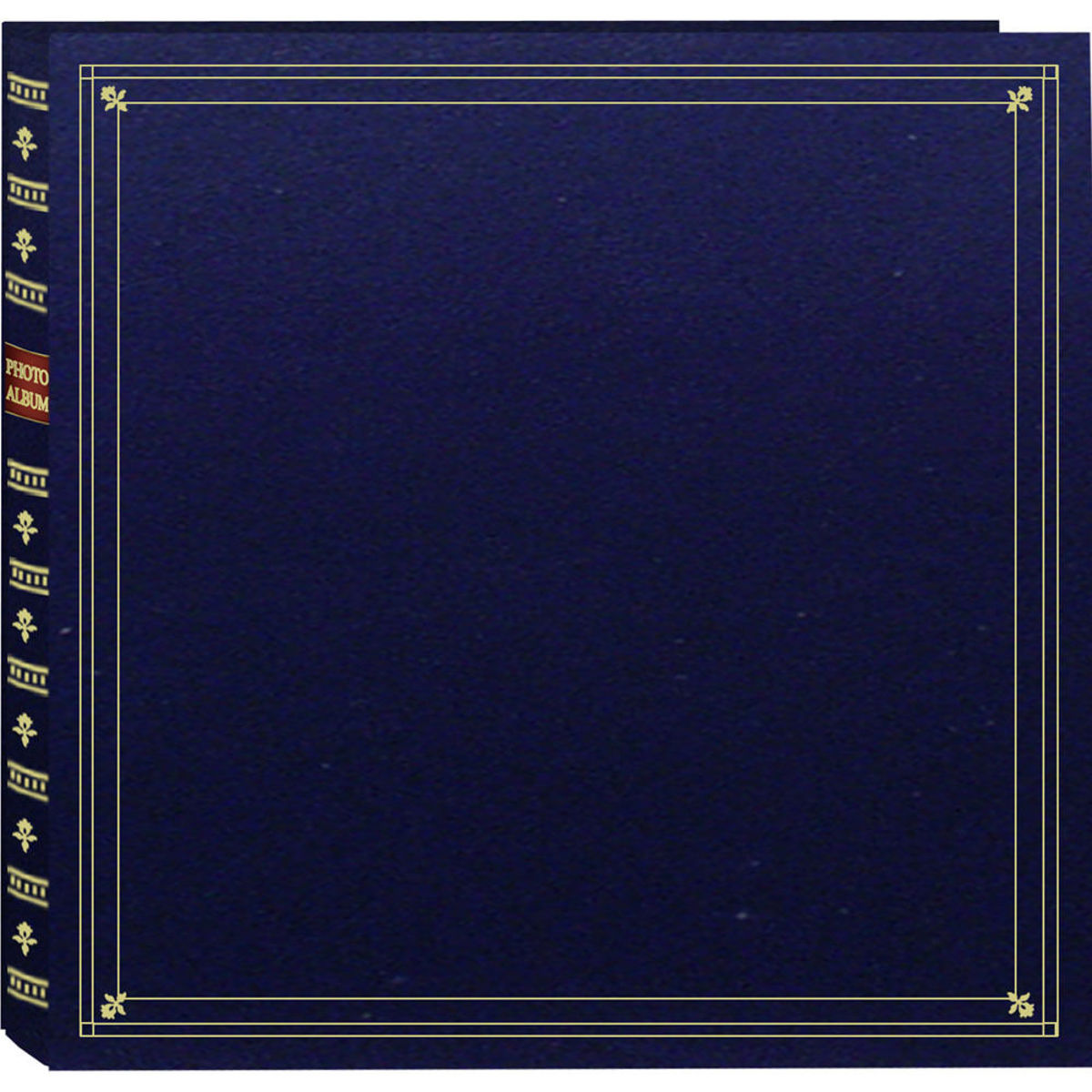 

Pioneer Photo Album Pioneer Full Size Post Bound With Memo Photo Album, Holds 300 4x6", Navy Blue