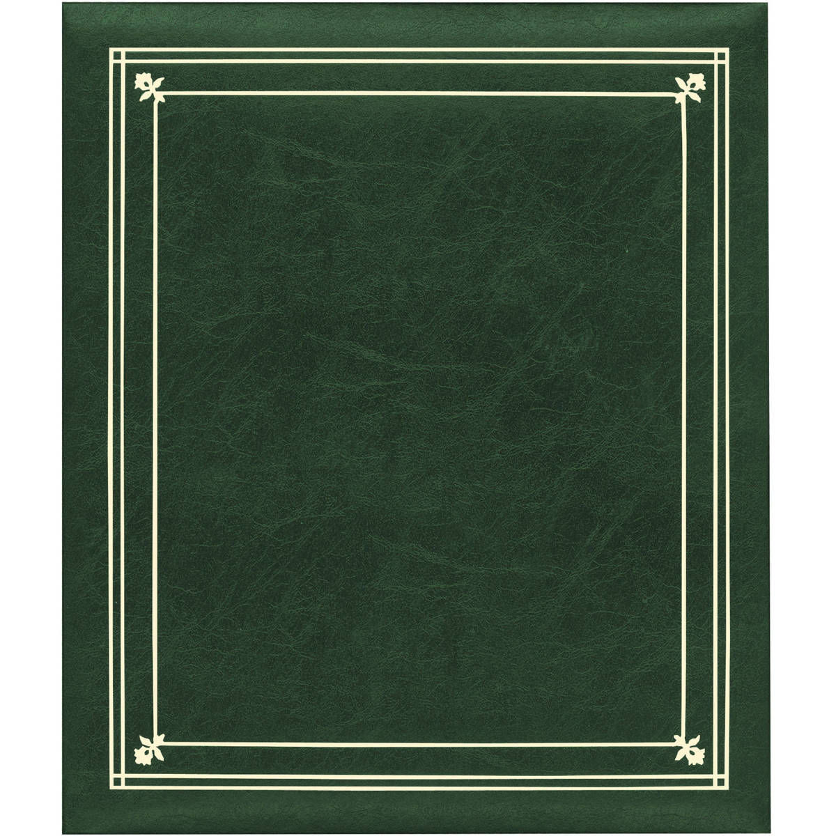 

Pioneer Photo Album Pioneer Post Bound Clear Pocket Photo Album, Holds 12-5x7" and 4-8"x10", Green