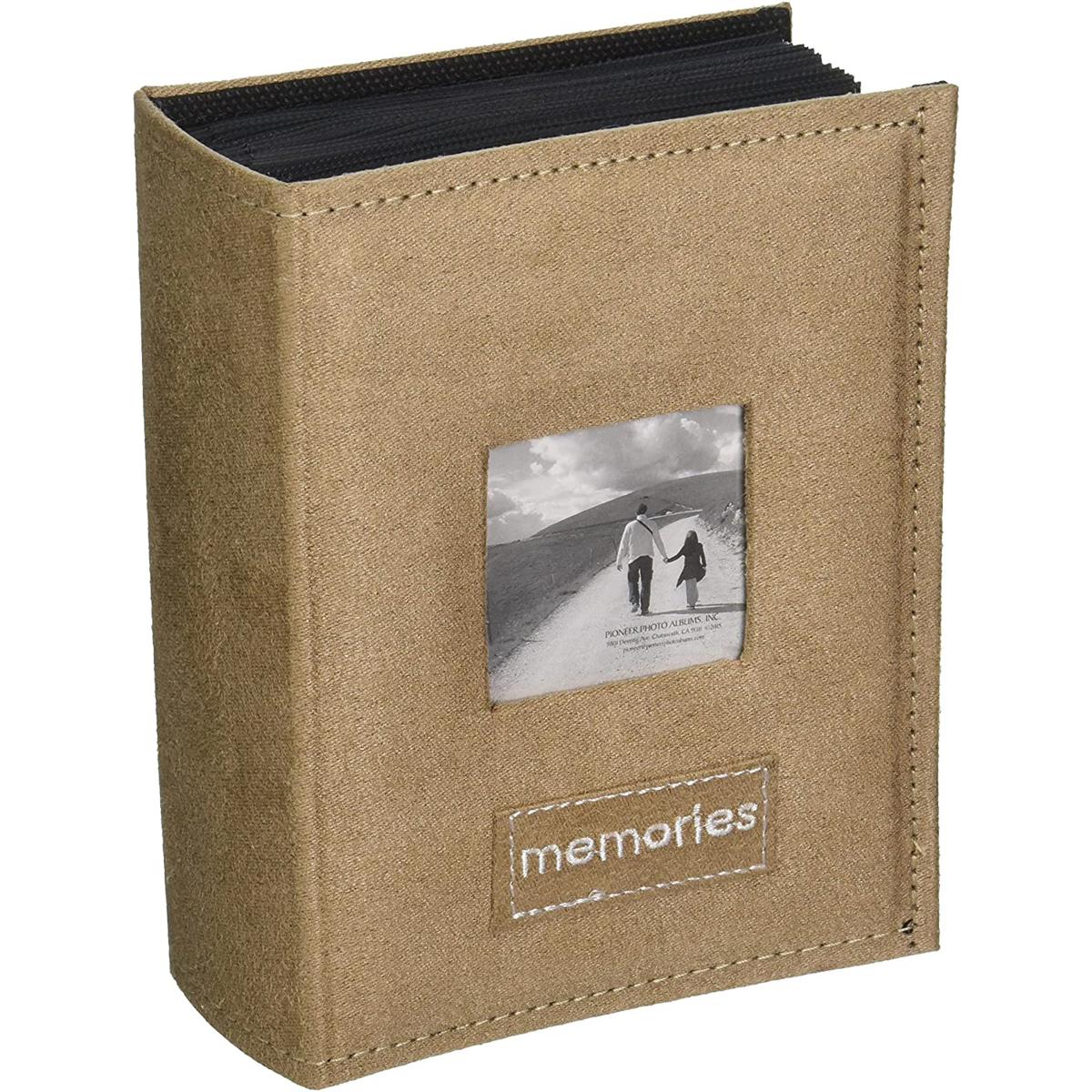 

Pioneer Photo Album Pioneer PTCH100 TAN Patch Faux Suede Album, 4x6-100