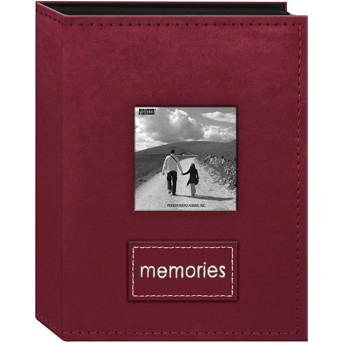 

Pioneer Photo Album Pioneer PTCH46 RASPBERRY Patch Faux Album, 4x6-36