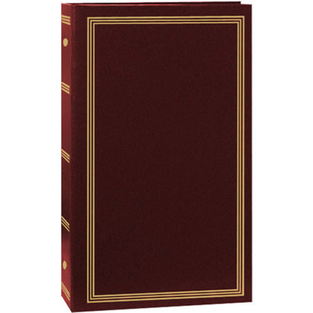 

Pioneer Photo Album Pioneer Classic 3 Ring Photo Album, Holds 300 4x6" Photos, 3 Per Page, Burgundy