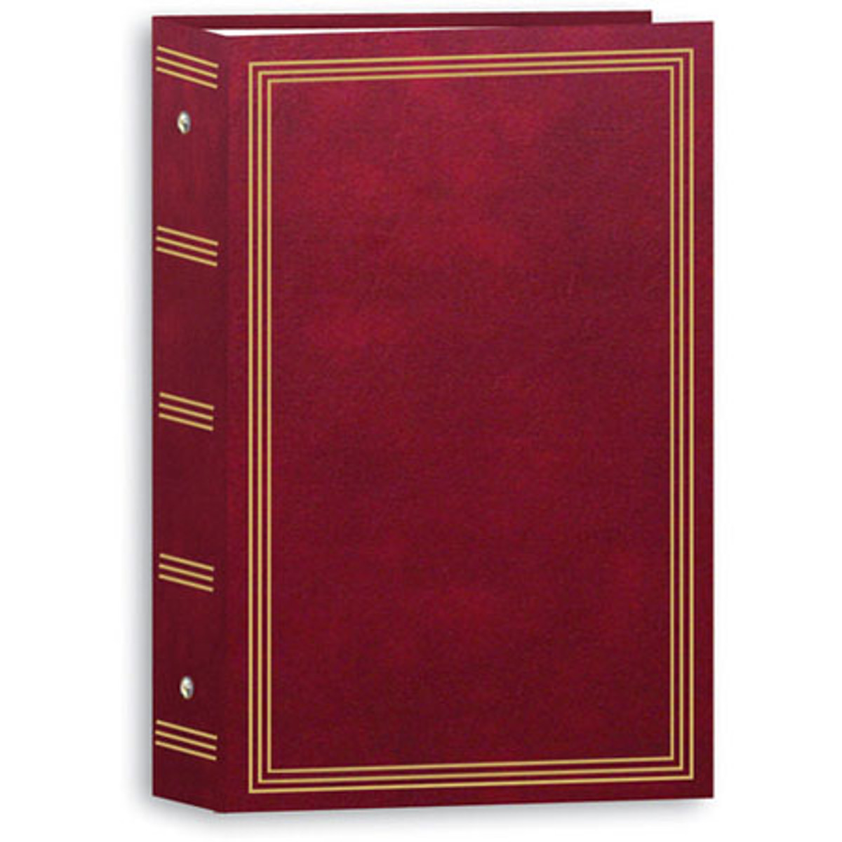 

Pioneer Photo Album Pioneer Classic 3 Ring Photo Album, Holds 504 4x6" Photos, 3 Per Page, Burgund