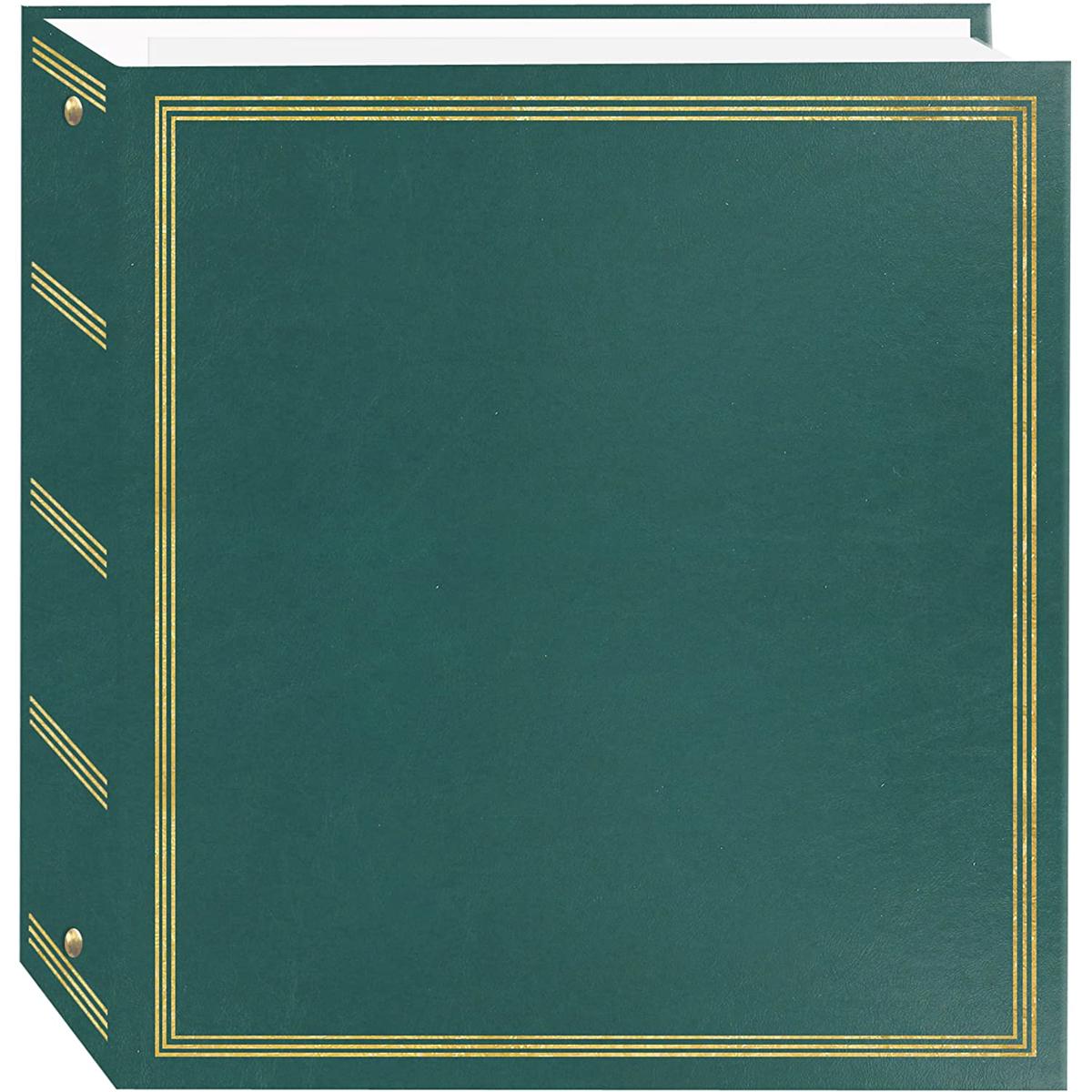 

Pioneer Photo Album Pioneer Deluxe 3-Ring Album with 100 7.75x10.75" Magnetic Pages, Teal