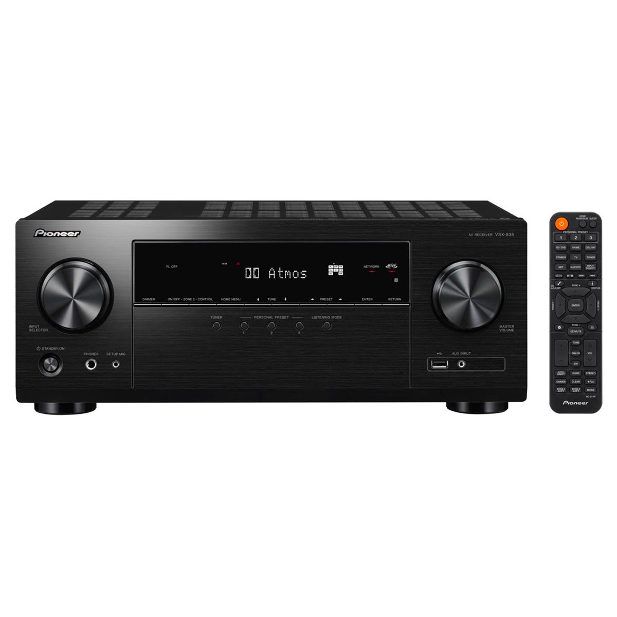Pioneer Home Audio VSX-935 7.2-Channel 8K Ultra HD Network AV Receiver -  VSX935