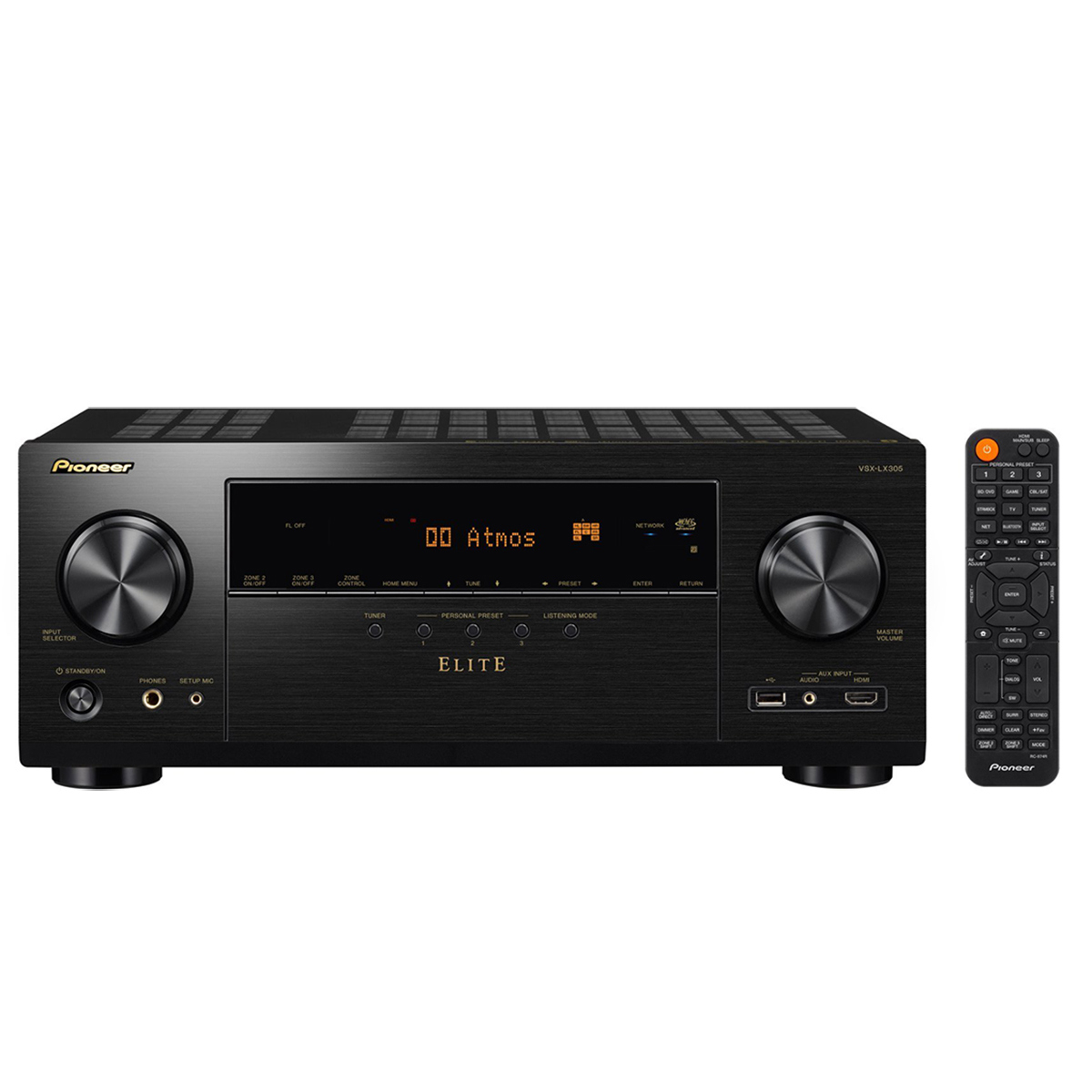 

Pioneer Home Audio Elite VSX-LX305 100W 9.2-Channel Network A/V Receiver