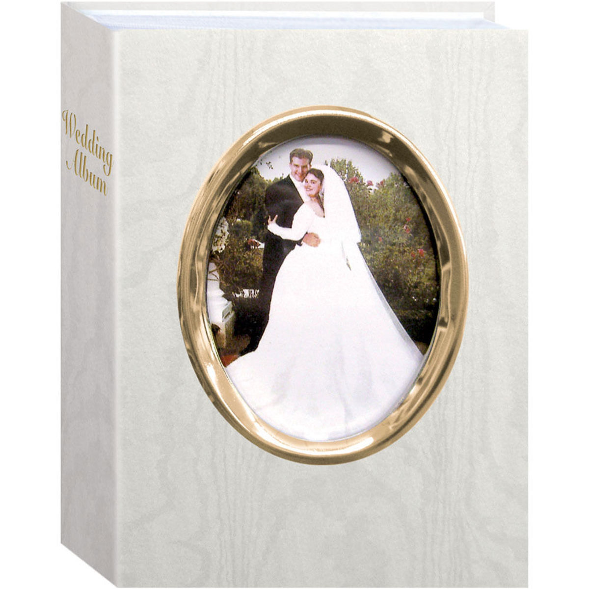 

Pioneer Photo Album Pioneer WFM-46, Bound Mini Wedding Album, 50 Pages Holds 100 4x6", Gold