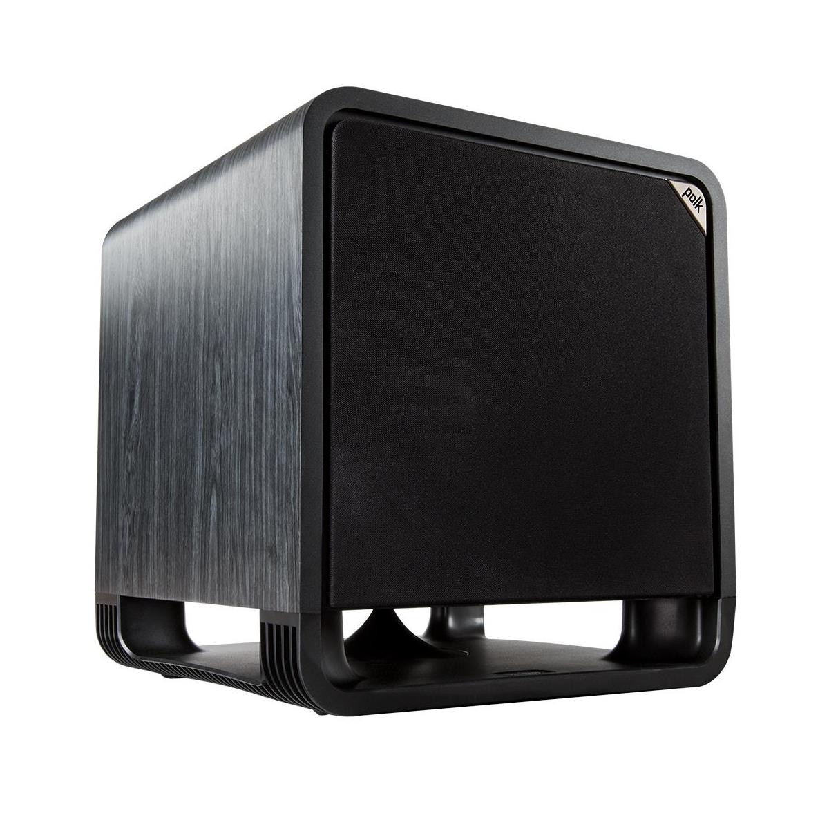 Image of Polk Audio HTS 12 12&quot; 400W Subwoofer with Power Port Technology Washed Black Walnut