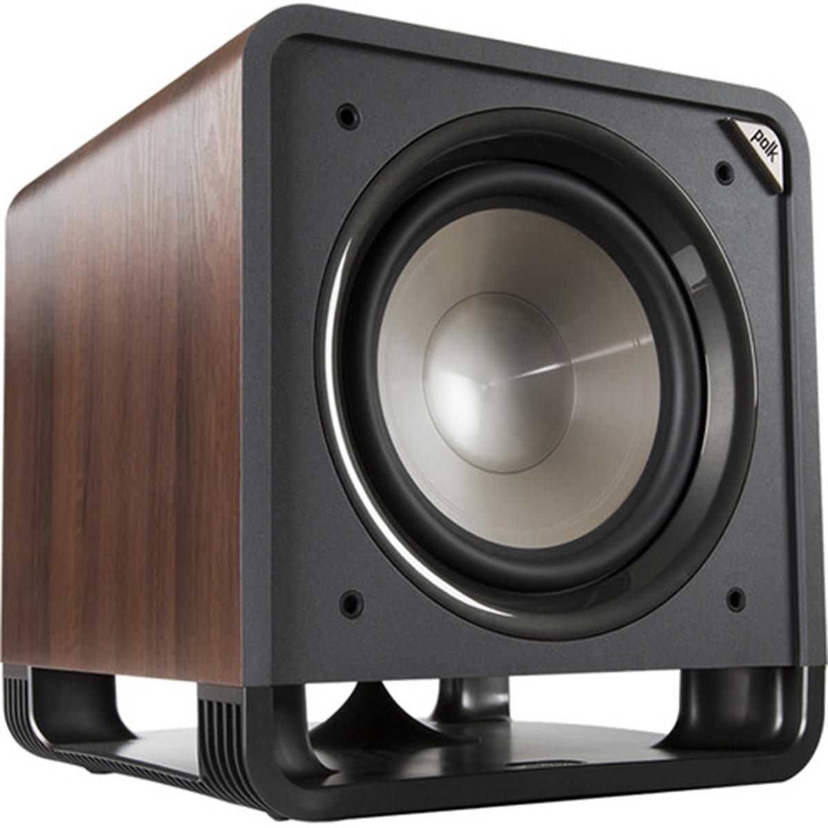 Image of Polk Audio HTS 12 12&quot; 400W Subwoofer with Power Port Technology Classic Brown Walnut