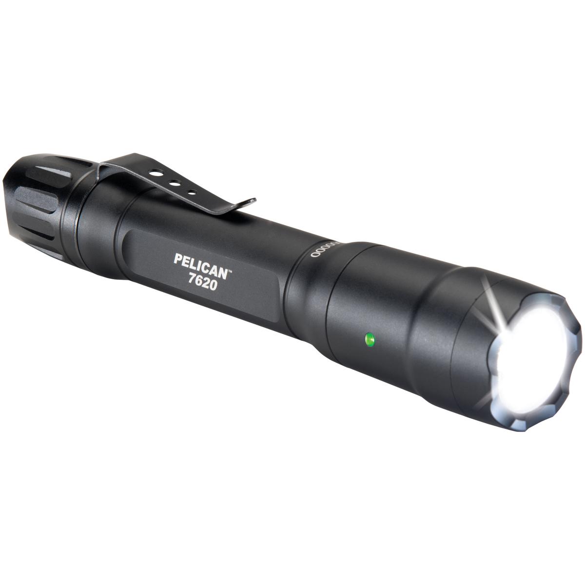 

Pelican 7620 Tactical LED Flashlight, 1124 Lumens, Black, AA Battery Power