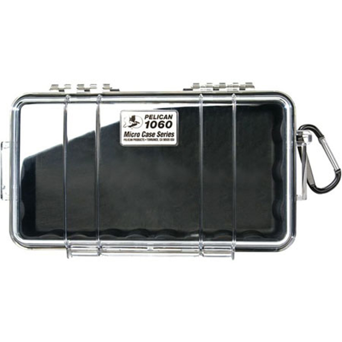 

Pelican 1060 Watertight Micro Case, Rubber Liner - Clear/Black