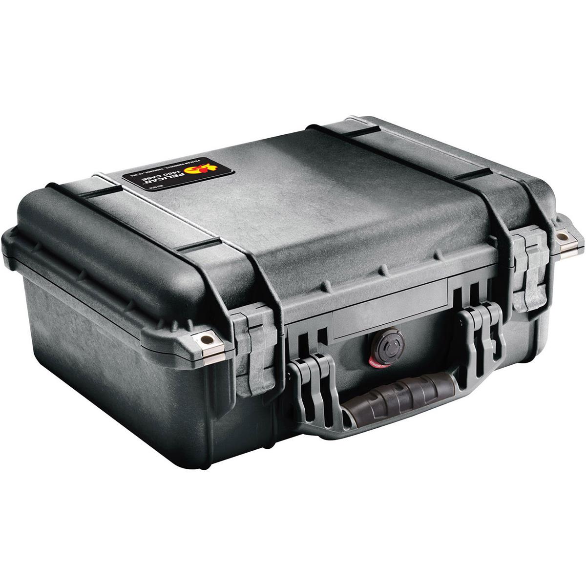 Photos - Camera Bag Pelican 1450 Watertight Hard Case with Padded Dividers - Black 1450-004-11 