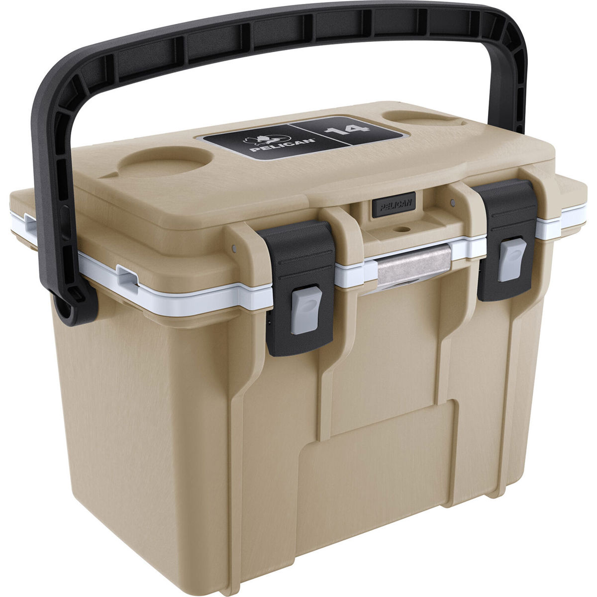 

Pelican 14QT Personal Cooler, Tan/White