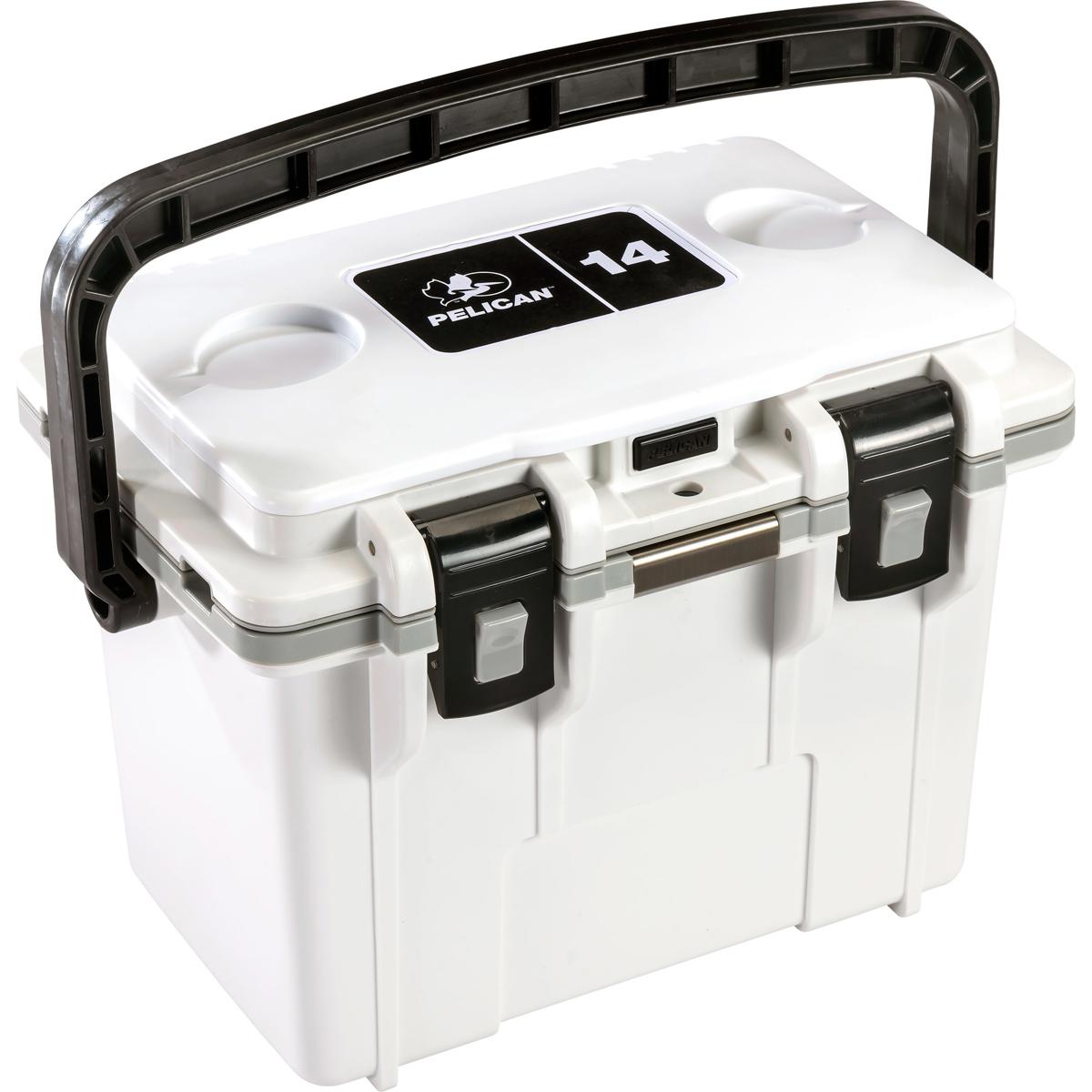 Image of Pelican 14QT Personal Cooler White/Gray