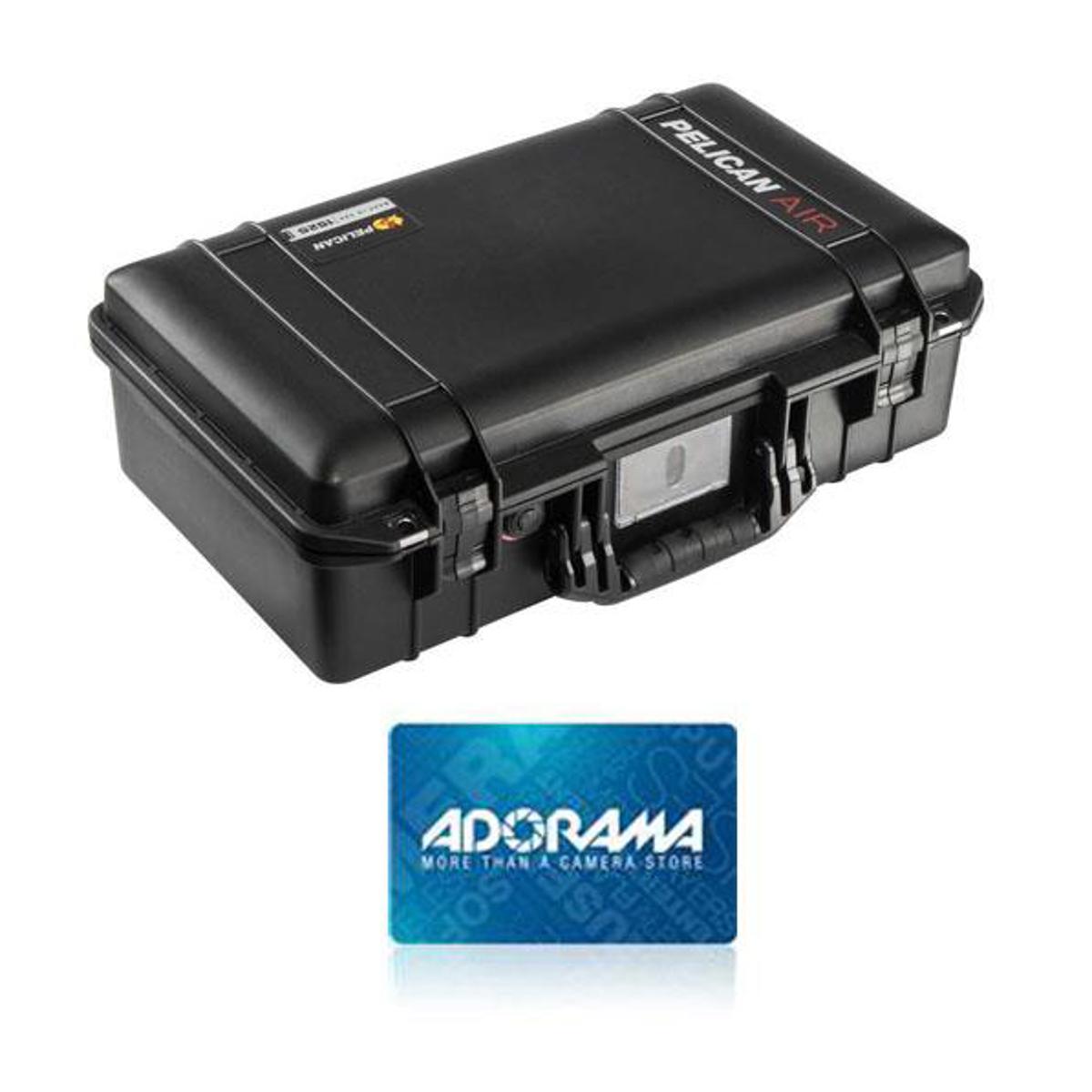 

Pelican 1525NF Air Case without Foam, Black With $50 Gift Certificate