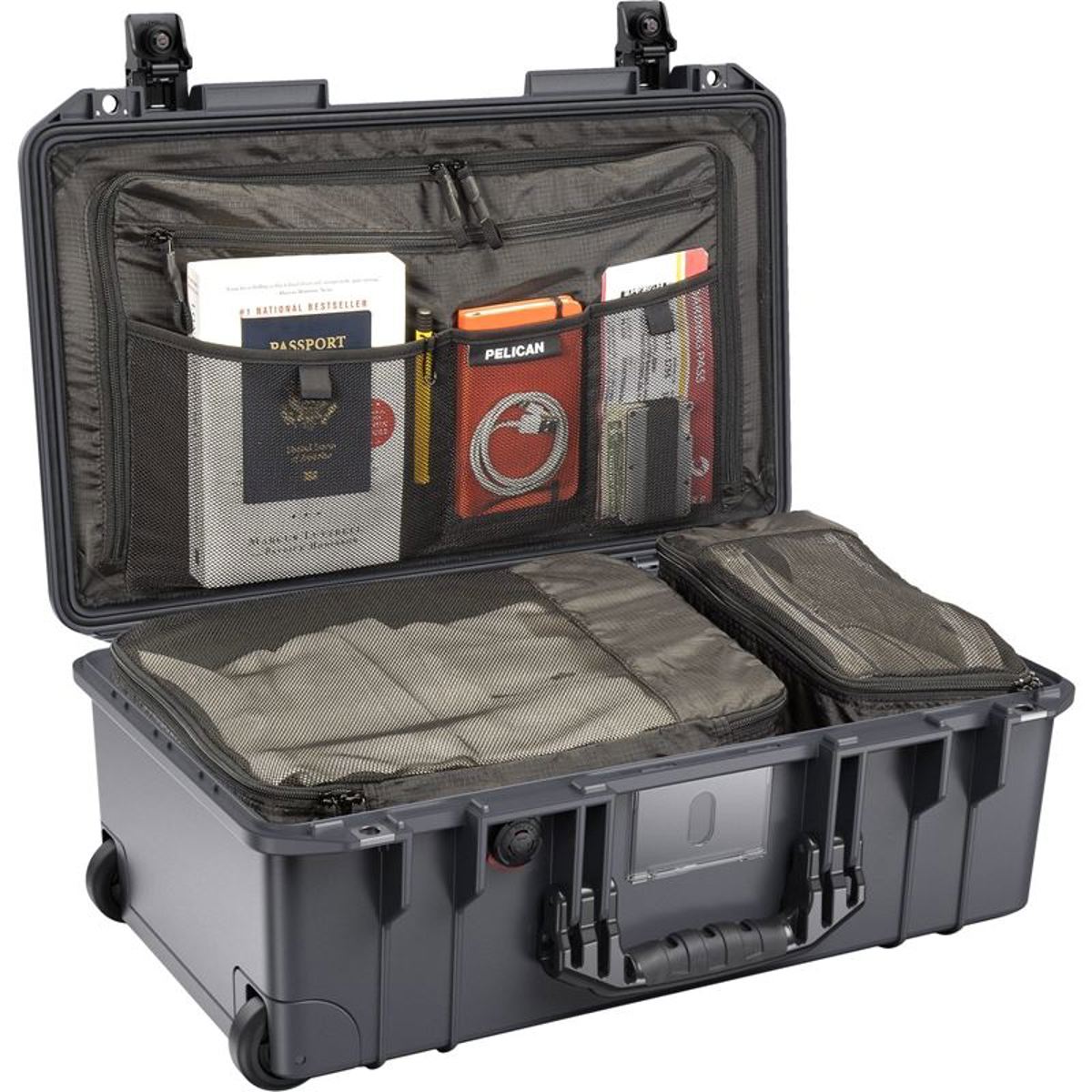 Image of Pelican 1535TRVL Wheeled Carry-On Air Travel Case w/ Organizer &amp; Cubes